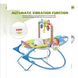 Baby Bouncer Infant To Toddler Rocker & Seat With Vibrations And Removable -Toy Bar