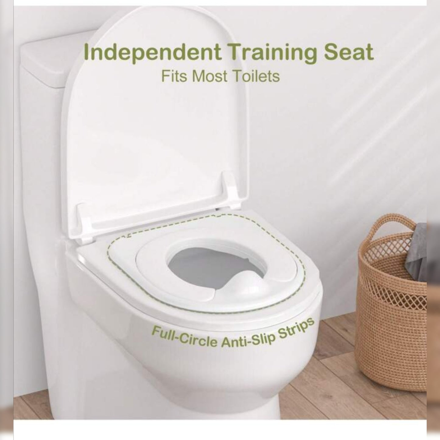 2-In-1 Toddler Potty Training Toilet - Larger Potty Chair And Removable Training Seat With Realistic Flush Sounds, Flip-Up Toilet Seat, Storage Bin And Toilet Paper Holder For Kids 1-3 Years Old