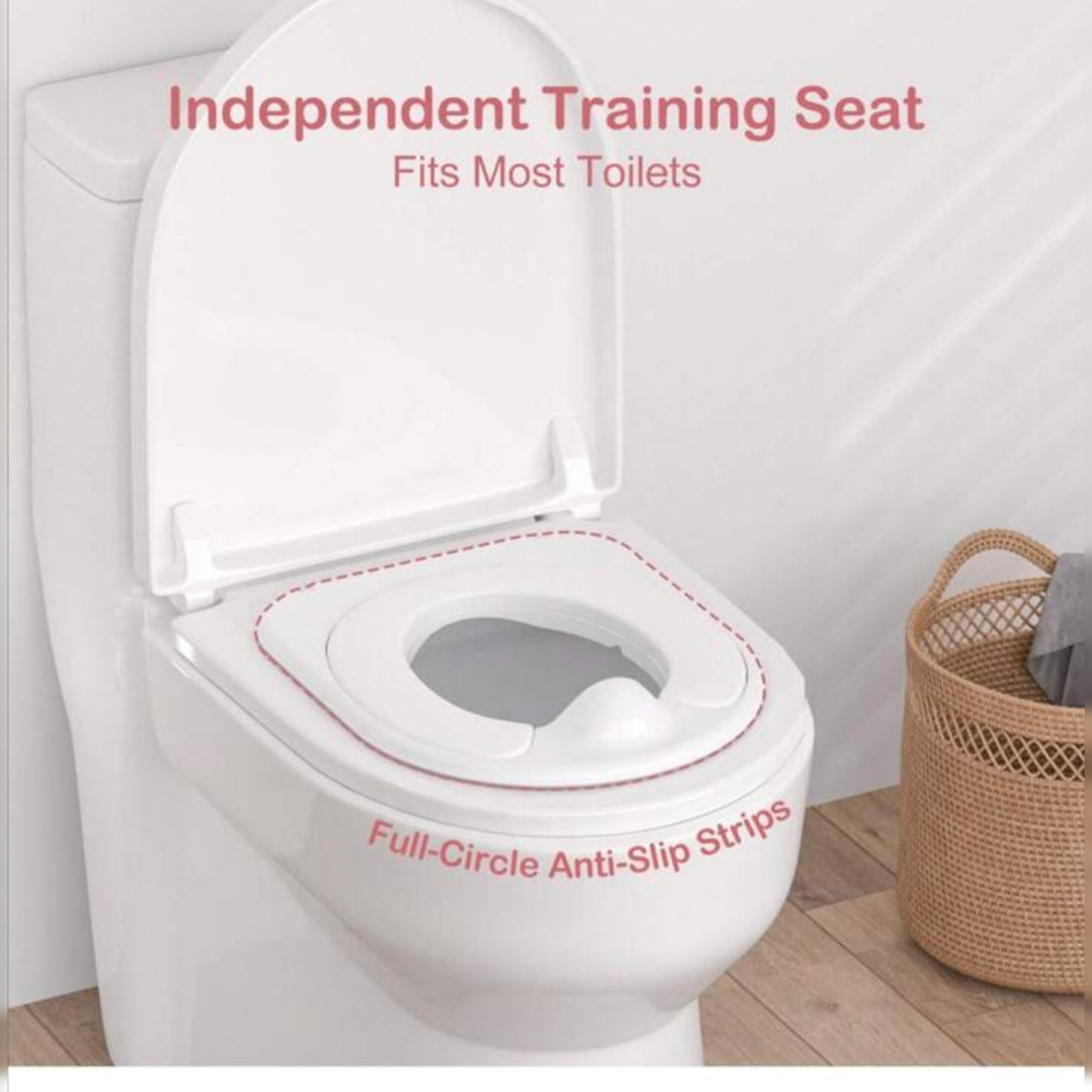 2-In-1 Toddler Potty Training Toilet - Larger Potty Chair And Removable Training Seat With Realistic Flush Sounds, Flip-Up Toilet Seat, Storage Bin And Toilet Paper Holder For Kids 1-3 Years Old