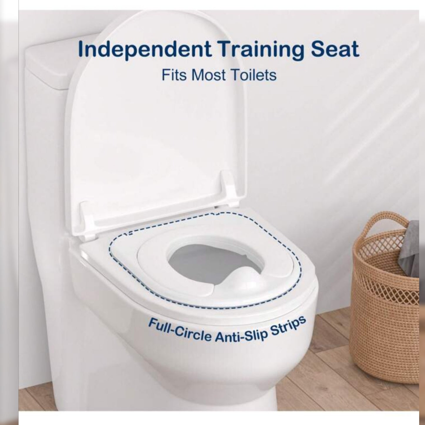 2-In-1 Toddler Potty Training Toilet - Larger Potty Chair And Removable Training Seat With Realistic Flush Sounds, Flip-Up Toilet Seat, Storage Bin And Toilet Paper Holder For Kids 1-3 Years Old