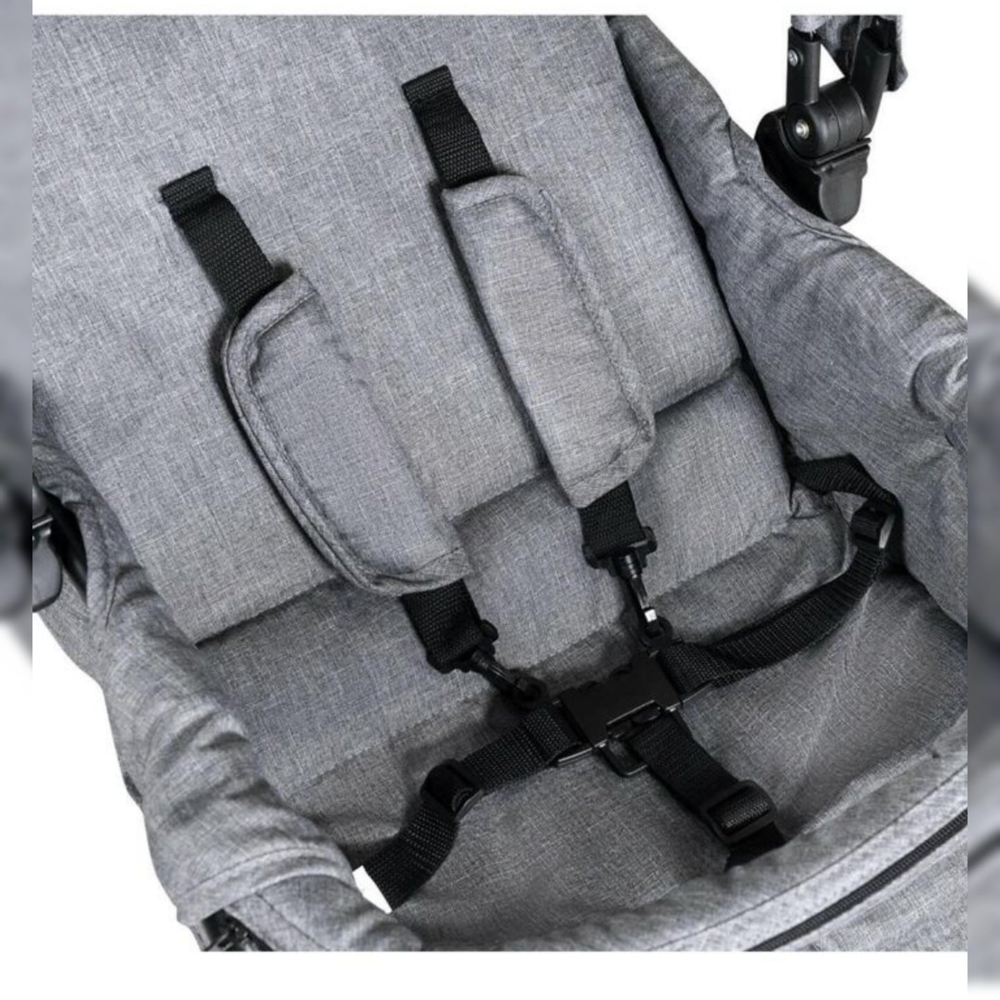 Foldable Twin Baby Double Stroller Lightweight Travel Stroller Infant Pushchair