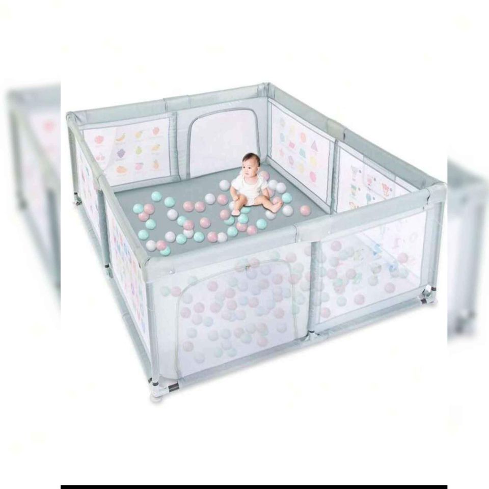 Baby Safety PlayPen, Play Pen Safety Gate Fence Active Center,59*70*27 Inch