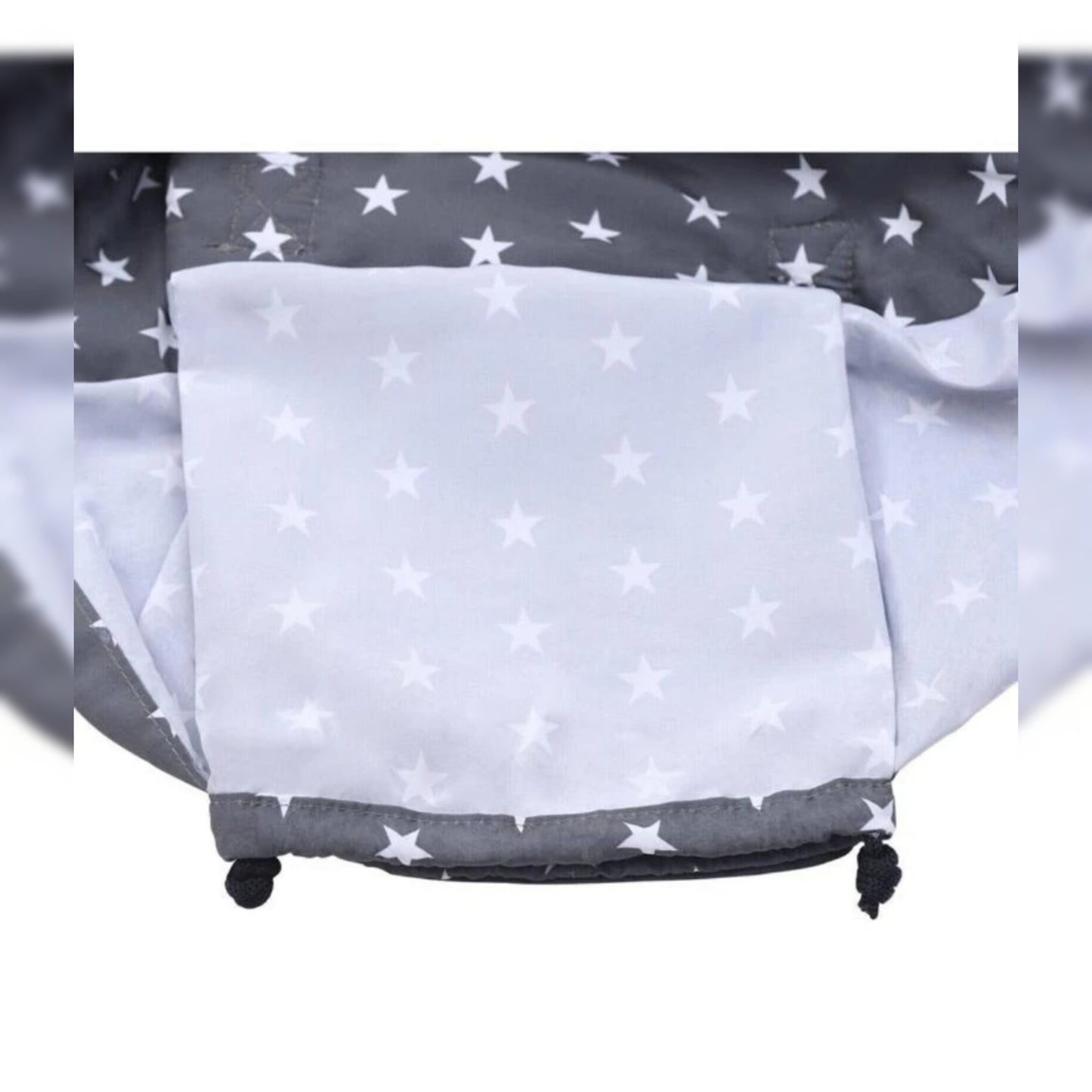 1pc Baby Star Printed High Chair With Safety Belt, Portable Booster Seat For Feeding, Travel, And Outings - Hands-Free Chair Cover And Safety Strap For Babies Aged 6-30 Months, Birthday Gift