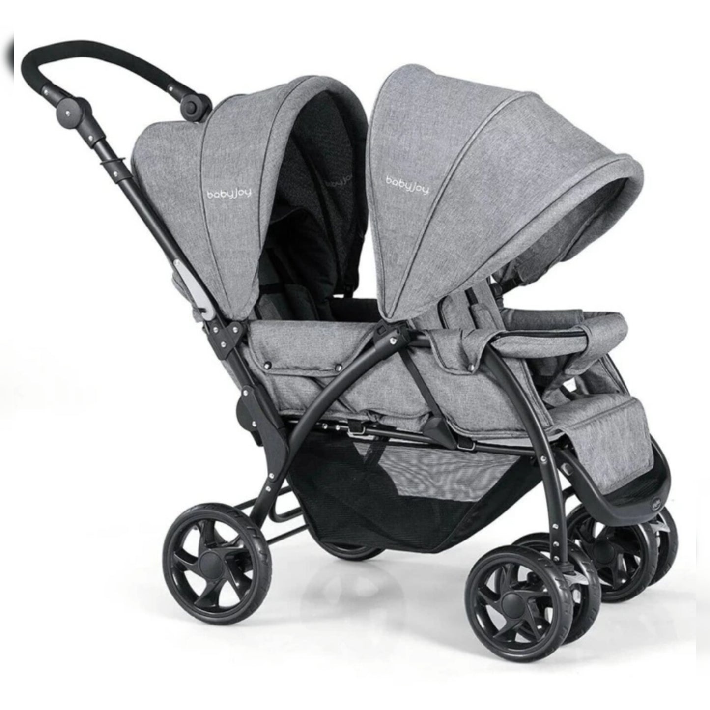 Foldable Twin Baby Double Stroller Lightweight Travel Stroller Infant Pushchair
