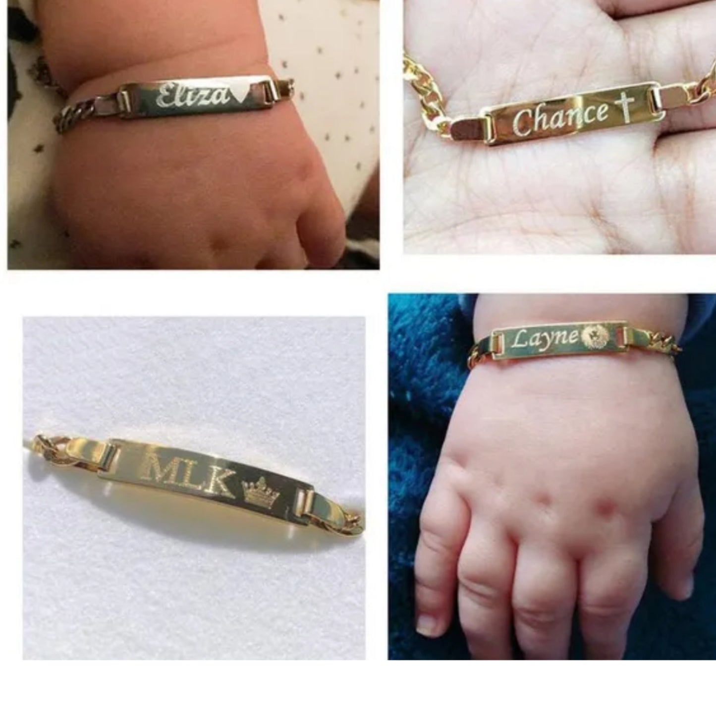 14k Plated Kid's Gold Bracelet